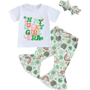 Socutebabe 2 قطعة مجموعة الرضع طفلة ملابس الخريف Daddys فتاة طويلة الأكمام Crewneck البلوز + ركض السراويل الشتاء الزي مجموعة