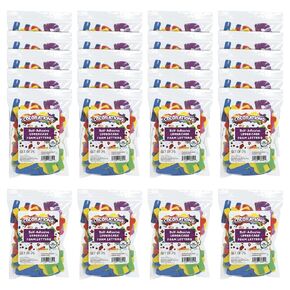 Colorations Self Adhsv Foam Letters Upper Case, 24 Sets (Item # FMLT24S)