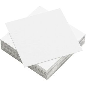 100 Pack of White Cardstock Thick Paper - 12x12in Blank Heavy Weight 80 lb Cover Card Stock - (12x12, inches)