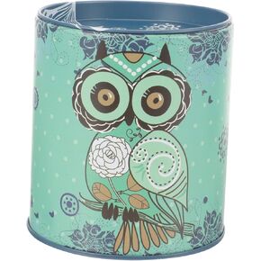 Cartoon Piggy Bank with Owl Tinplate Coin Container for Money Bank for Boys and Girls Savings Jar for Birthdays and Special Occasions