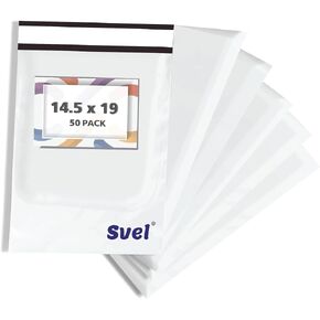 Poly Mailers, Poly Bags for Non-Fragile Items, Shipping Bags, Mailing Envelopes with Self Seal Adhesive Strip, Shipping Bags, Water-proof and Tear-Proof (14.5x19, 50, Piece)
