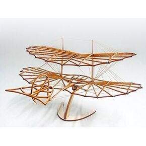 3D Wooden Puzzles Airplane DIY Otto Lilienthal Glider, Laser Cut Balsa Model Airplane Kits to Build for Adults, Perfect Wood Models Plane for Men Birthday Gift Home Decoration