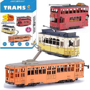 3D Paper Puzzle, 3 Assorted Cars, 3D Cardboard Model Car kit, DIY Set for Child, Educational Craft Puzzles, Gift for Boys in Saudi Arabia