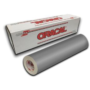 Oracal 631 Exhibition Cal Matte Finish - 12" x 10ft - Silver Metallic 090