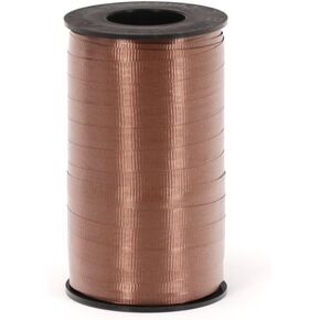Berwick 3/8-Inch Wide by 250 Yard Spool Super Curl Crimped Splendorette Curling Ribbon, Chocolate