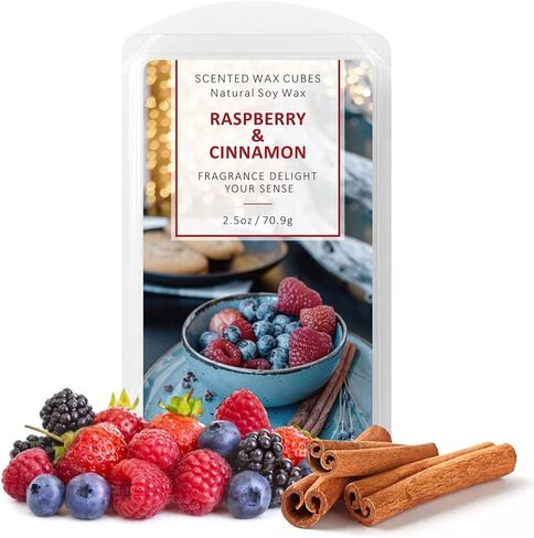 SCENTORINI Wax Melts Wax Cubes, Scented Wax Melts Summer Wax Melts Soy Wax Melts Natural Candle Wax Cubes for Wax Warmer 4 Pack- Ocean Breeze, Vanilla Coconut, Cinnamon, Lavender in Saudi Arabia