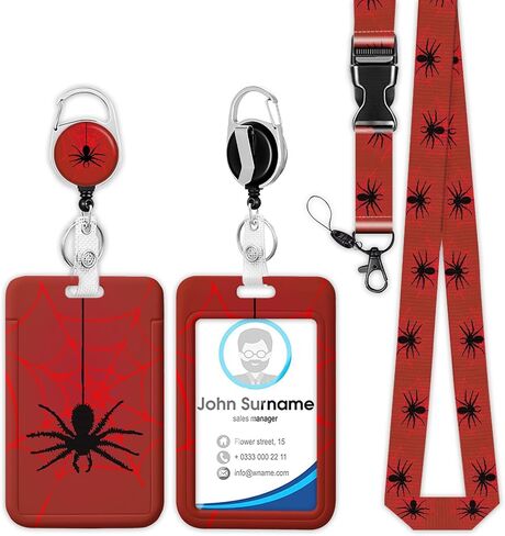 Cool Shark Badge Holder Reel Lanyard, Sea Animals ID Card Badge Holder Retractable Name Tag Clips, Funny Nurse Teacher Office Student Gifts in Saudi Arabia