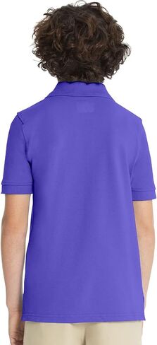 Classroom School Uniforms Girls' Short SLV Pique Polo in Saudi Arabia