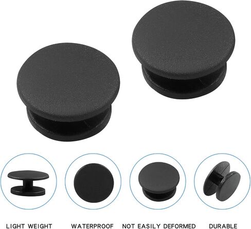 BokWin 300 Pcs Plastic Button Buckle 12mm Shoes Charms Accessories Round Charms Back for Wristband DIY Ornaments(Black) in Saudi Arabia
