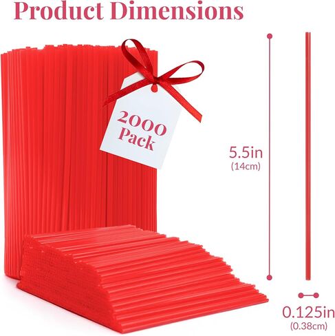 Prestee Plastic Coffee Stirrers, 4000ct, 5.5" - Plastic Coffee Straws, Coffee and Drink Stir Sticks, Cocktail Swizzle Sticks, Disposable Stir Sticks, Drinking Straws for Coffee & Cocktails (Black) in Saudi Arabia