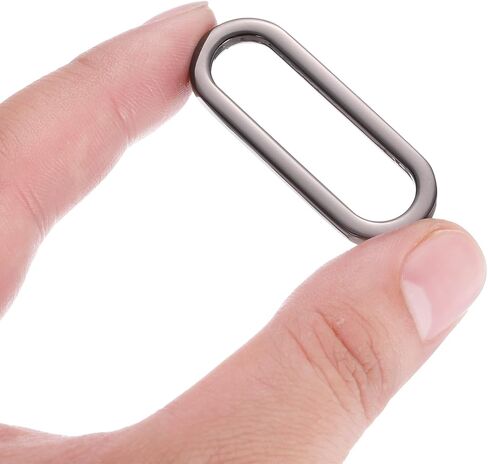 PATIKIL Metal Oval Ring Buckle, Adjustable Buckle Loops Non Welded Strap Fastener for Backpack Bag Belt in Saudi Arabia