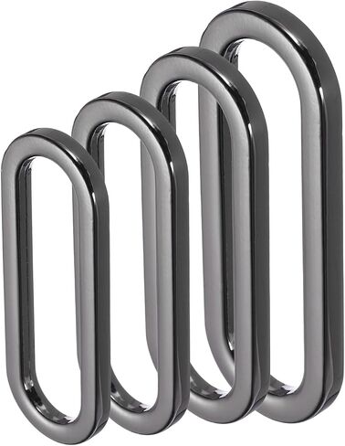 PATIKIL Metal Oval Ring Buckle, Adjustable Buckle Loops Non Welded Strap Fastener for Backpack Bag Belt in Saudi Arabia