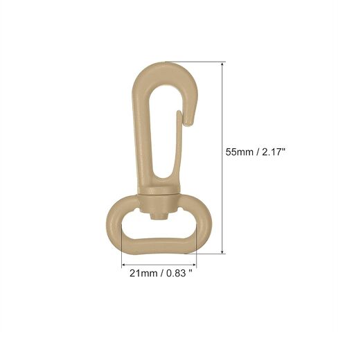 PATIKIL Plastic Swivel Snap Hook, Rotary Lobster Clasp Buckle for Travel Sport Backpack Luggage Webbing Strap in Saudi Arabia
