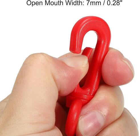 PATIKIL Plastic Swivel Snap Hook, Rotary Lobster Clasp Buckle for Travel Sport Backpack Luggage Webbing Strap in Saudi Arabia