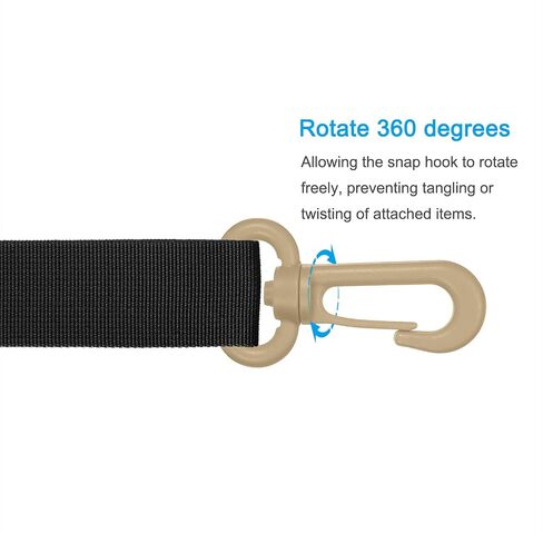 PATIKIL Plastic Swivel Snap Hook, Rotary Lobster Clasp Buckle for Travel Sport Backpack Luggage Webbing Strap in Saudi Arabia