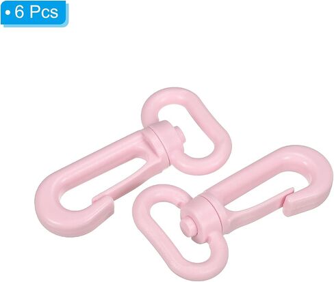 PATIKIL Plastic Swivel Snap Hook, Rotary Lobster Clasp Buckle for Travel Sport Backpack Luggage Webbing Strap in Saudi Arabia
