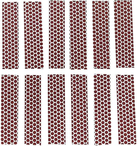 Match Striker Paper with Adhesive, Honeycomb Pattern, Strike Sheets Self- Precut in Strip and Rectangular Shape 24 pcs - Stick to Side of The Jar or Bottom Candle for DIY Projects in Saudi Arabia