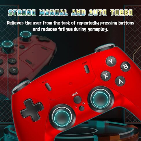NEOCADE Retro Gaming Console, Built in 30 Classic Officially Licensed Games, Upgraded Plug & Play - TV Video Gaming Console, GlobalMatch Online Game Platform with Dual 2.4G Wireless Controllers in Kuwait