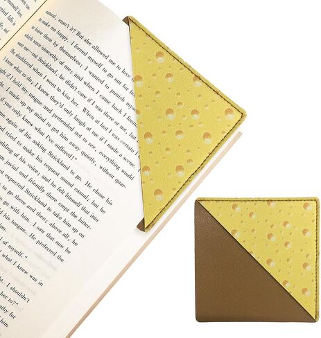 علامات مرجعية من جلد الجبن، ملحقات الكتب لمحبي القراءة، علامات صفحة غير قابلة للكسر للنساء والرجال والفتيات والأولاد والطلاب والمعلمين وهدايا أعياد الميلاد in Saudi Arabia