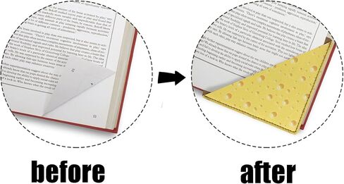 علامات مرجعية من جلد الجبن، ملحقات الكتب لمحبي القراءة، علامات صفحة غير قابلة للكسر للنساء والرجال والفتيات والأولاد والطلاب والمعلمين وهدايا أعياد الميلاد in Saudi Arabia