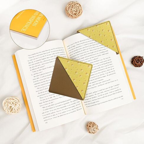 علامات مرجعية من جلد الجبن، ملحقات الكتب لمحبي القراءة، علامات صفحة غير قابلة للكسر للنساء والرجال والفتيات والأولاد والطلاب والمعلمين وهدايا أعياد الميلاد in Saudi Arabia