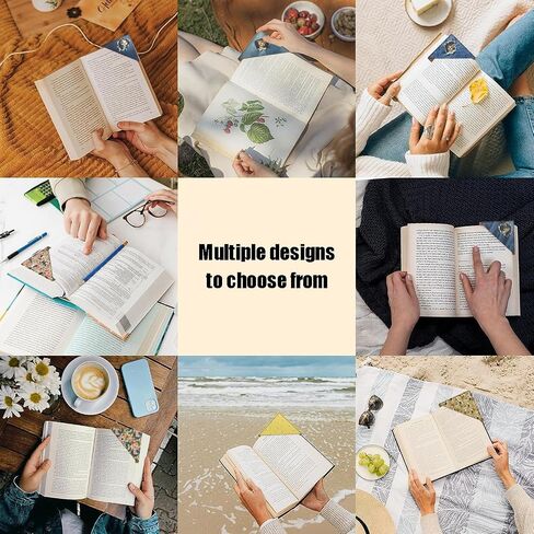 علامات مرجعية من جلد الجبن، ملحقات الكتب لمحبي القراءة، علامات صفحة غير قابلة للكسر للنساء والرجال والفتيات والأولاد والطلاب والمعلمين وهدايا أعياد الميلاد in Saudi Arabia