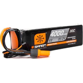 Spektrum 22.2V 4000mAh 6S 30C Smart LiPo Battery, IC5, SPMX40006S30