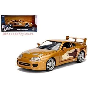 DIECAST Toys CAR JADA 1:24 W/B - Fast & Furious - Slap Jack's Toyota Supra (Gold) 99540-4
