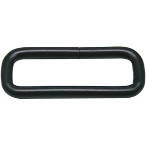 Generic Metal Black Rectangle Buckle 1.55" X 0.5" Inside Dimension for Strap Keeper Pack of 15