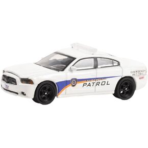 Collectibles Greenlight 30286 2014 Dodge Charger - Ken nedy Space Center Police Security Patrol (Hobby Exclusive) 1/64 Scale Diecast