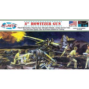 Atlantis Model ATLAMCA307 1/48 US Army 8" Howitzer (Formerly Aurora) Plastic Model