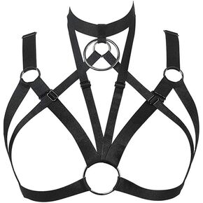 JELINDA Harness Body Accessories Black Belt Elastic Cupless Cage Bra Body for Women (2-Y097-K) in Saudi Arabia