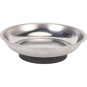 طبق دبوس مغناطيسي مغناطيس قوي من الفولاذ المقاوم للصدأ حامل دبوس مغناطيسي إبرة وسادة دبوس وعاء لخياطة اللحف (دائري (4.3 × 1.2 بوصة)) in Kuwait