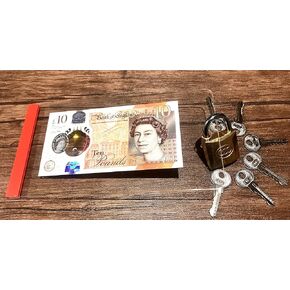 Wonder Lock - Crook Lock - Mentalism Magic Trick [with 5 Keys]