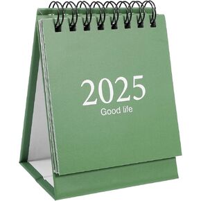 Tofficu 2025 Desk Calendar Tabletop Calendar Mini Desk Calendar 2024-2025 Desk Calendar Flip Stand Standing Desk Calendar Monthly Desk Calendar Desk Flipping Calendar Table Calendar Paper in Kuwait