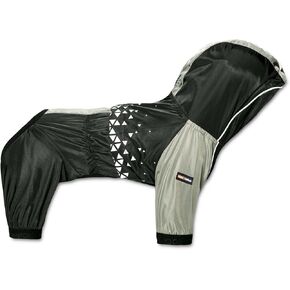 Dog Helios 'Vortex' Full Bodied Waterproof Windbreaker Dog Jacket, Large, Blue