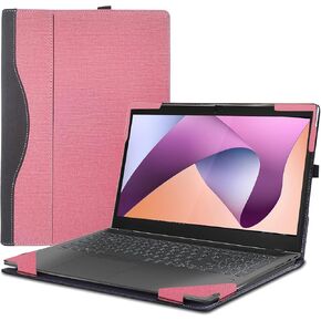 Laptop Cover for Lenovo IdeaPad Flex 5| Flex 5i 2-in 1 2023 Business Laptop 16" Flex 5 16 ABR 8 |16ALC7 |16IAU7 |16IRU8 | PU Leather Notebook Sleeve Detachable Protective Bag Shell (Dark Gray)