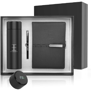 Employee Appreciation Gifts Bulk - Thank You Gifts, Employee Gifts, Appreciation Gifts for Coworkers, (Thermos, Ballpoint pen, Notebook), Teacher Gifts, Welcome to the Team.