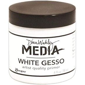 Ranger Dina Wakley Media Gesso 4oz Jar, White