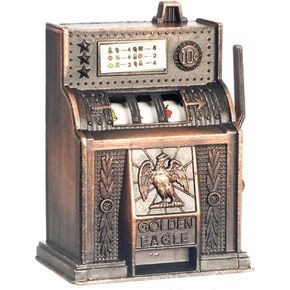 Town Square Miniatures Dolls House Miniature Pub Bar Shop Arcade Accessory Old Fashioned Slot Machine