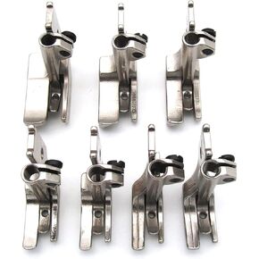 CKPSMS Brand - #KP-PWF7 7SET Smooth Bottom Piping Walking FEET FIT for JUKI CONSEW Singer Sewing Machine (S32 1/8+5/32+3/16+1/4+5/16+3/8+1/2)