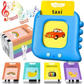 Toddler Toys Talking Flash Cards: Kids Learning Montessori Toy - with 224 Sight Words - Speech Therapy Autism Sensory Toys for Autistic Children Toddlers Age 1 2 3 4 5 Years Old Boys and Girls