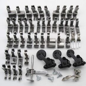 CKPSMS Brand - #KP-SNPF51 Practical Presser Feet Set&Seam Guide Compatible with JUKI Brother Singer CONSEW HIGH Shank (KP-SNPF51)