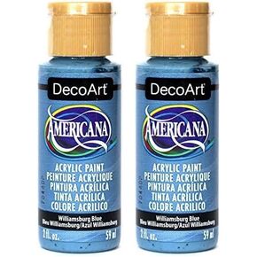 DecoArt Americana Acrylic Paint, 2-Ounce, Williamsburg Blue