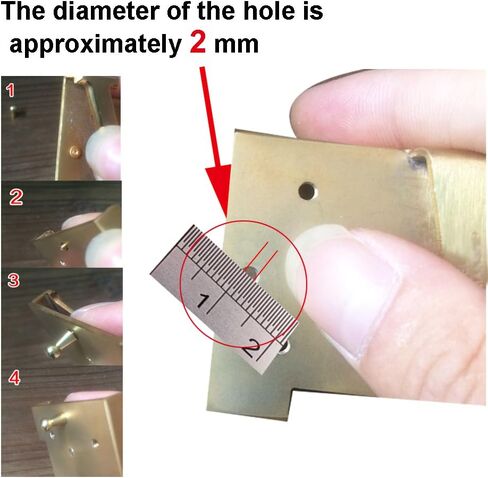 Myya DIY Belt Buckle Screws Hook Replacement for Repair Belts Handbag Accessories in Saudi Arabia