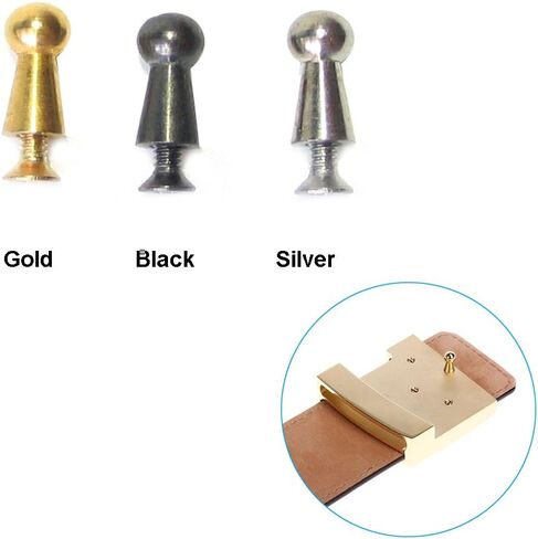 Myya DIY Belt Buckle Screws Hook Replacement for Repair Belts Handbag Accessories in Saudi Arabia