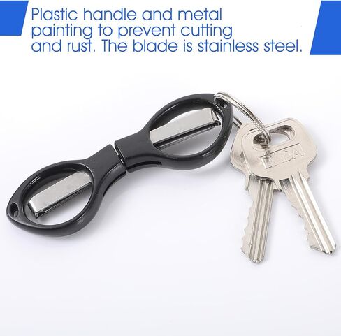 4Pcs Folding Scissors Small Stainless Steel Foldable Scissors Portable Mini Travel Scissors Safety Foldable Telescopic Cutter for Home, Paper Cutting, School, Camping in Saudi Arabia
