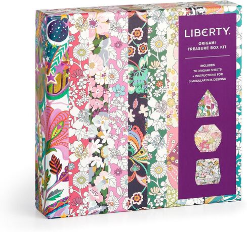Galison Liberty Floral Origami - مجموعة Origami تتميز بطبعات Liberty المميزة وتعليمات لطيات Origami in Saudi Arabia