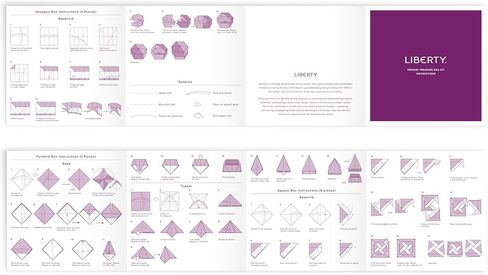Galison Liberty Floral Origami - مجموعة Origami تتميز بطبعات Liberty المميزة وتعليمات لطيات Origami in Saudi Arabia