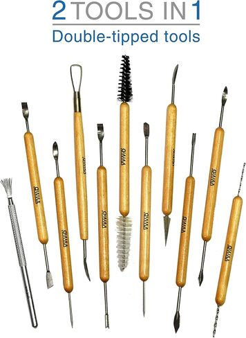 VViViD Sculpt Clay & Ceramic Double-Ended Hand Tool Sets (6 Piece Set) in Saudi Arabia